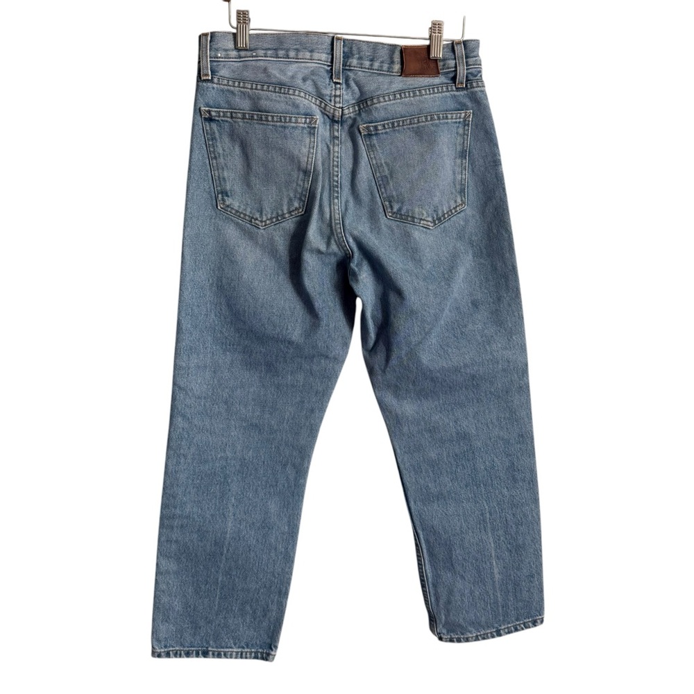 B Sides Arts Mid High Straight Patchwork Jeans - image 5